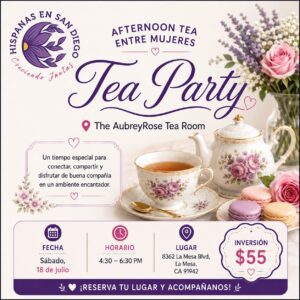 Afternoon Tea entre Mujeres